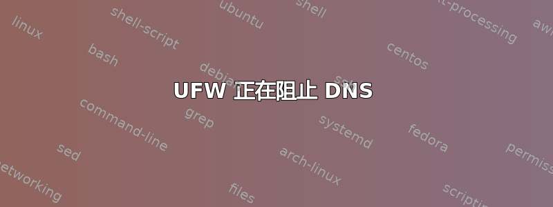 UFW 正在阻止 DNS