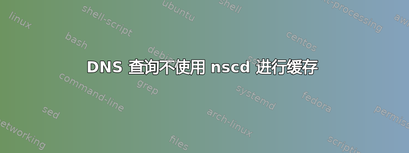 DNS 查询不使用 nscd 进行缓存