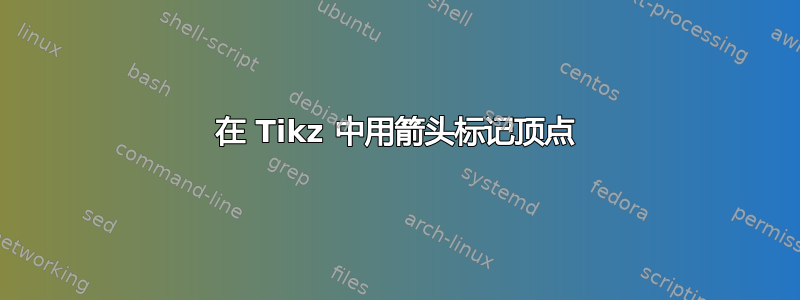 在 Tikz 中用箭头标记顶点