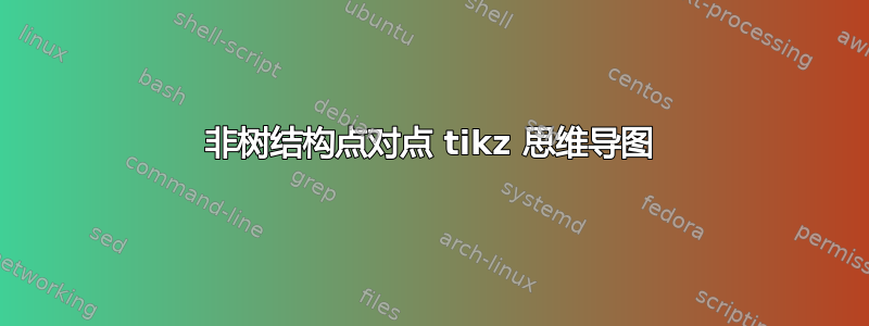 非树结构点对点 tikz 思维导图