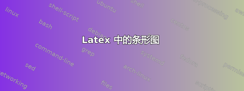 Latex 中的条形图