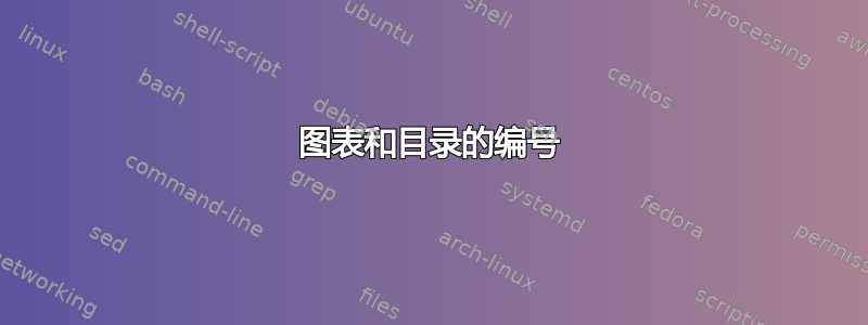 图表和目录的编号