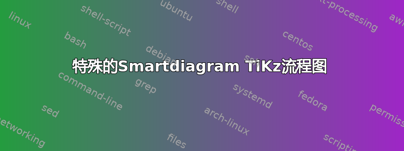 特殊的Smartdiagram TiKz流程图