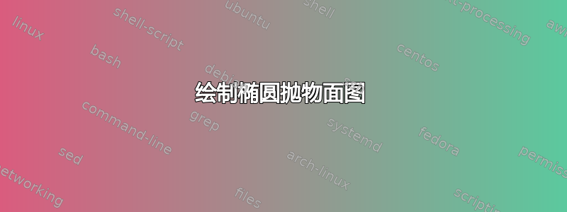 绘制椭圆抛物面图