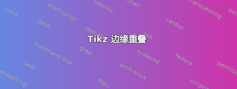 Tikz 边缘重叠