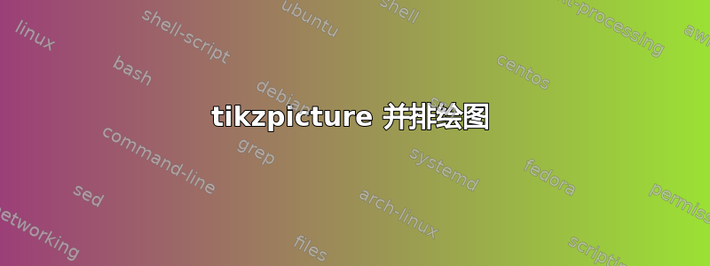 tikzpicture 并排绘图