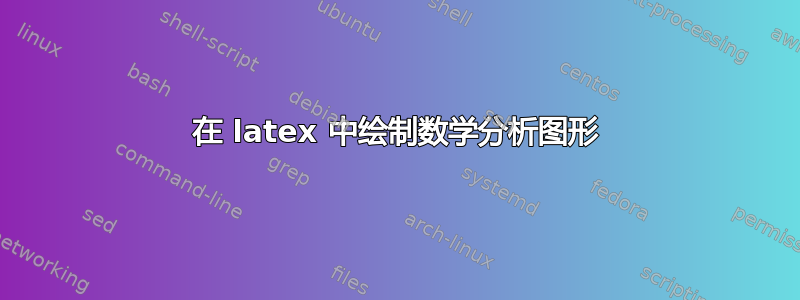 在 latex 中绘制数学分析图形