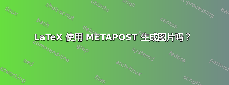 LaTeX 使用 METAPOST 生成图片吗？