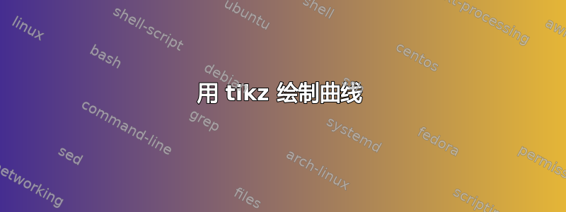 用 tikz 绘制曲线