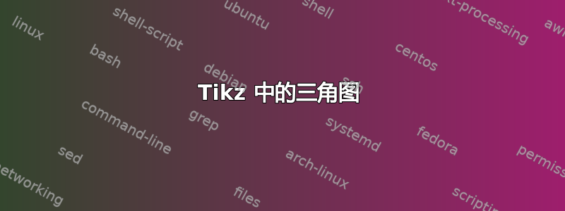 Tikz 中的三角图