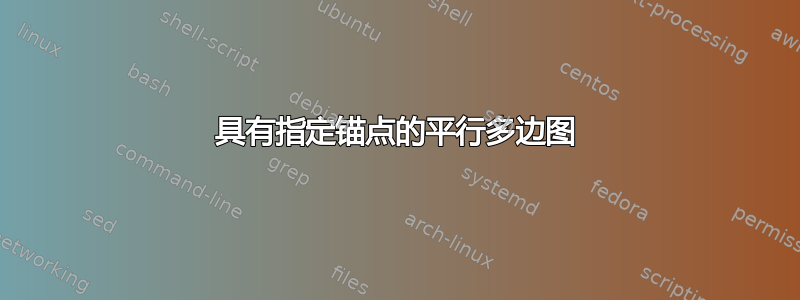 具有指定锚点的平行多边图