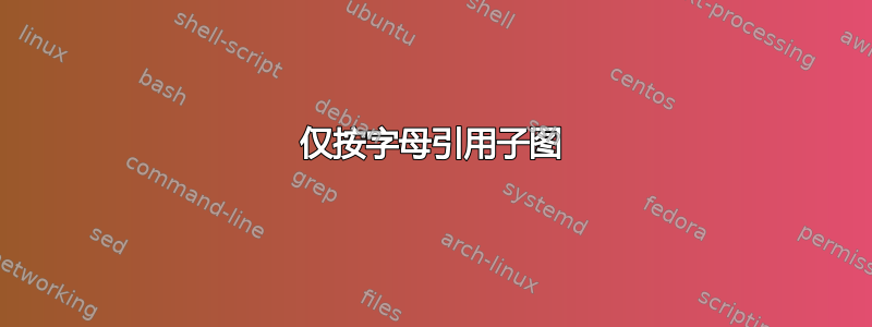 仅按字母引用子图