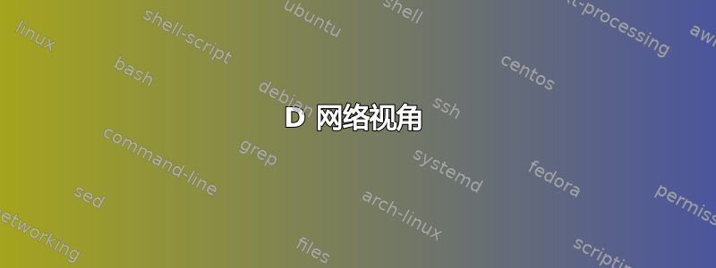 3D 网络视角