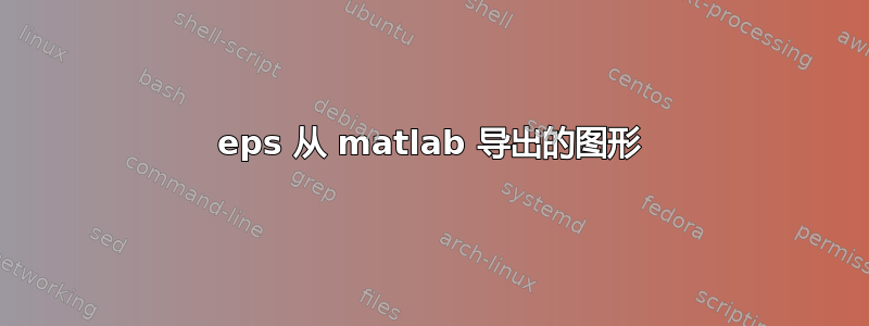 eps 从 matlab 导出的图形