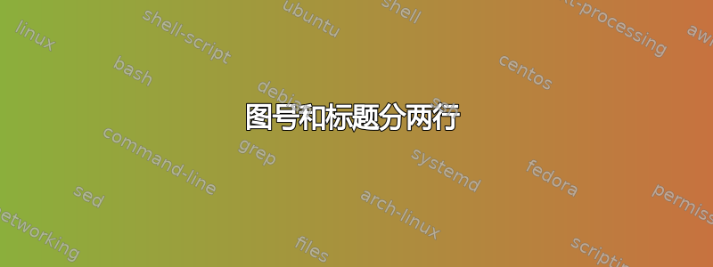 图号和标题分两行