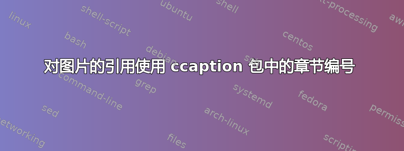 对图片的引用使用 ccaption 包中的章节编号