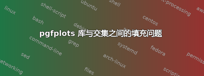 pgfplots 库与交集之间的填充问题