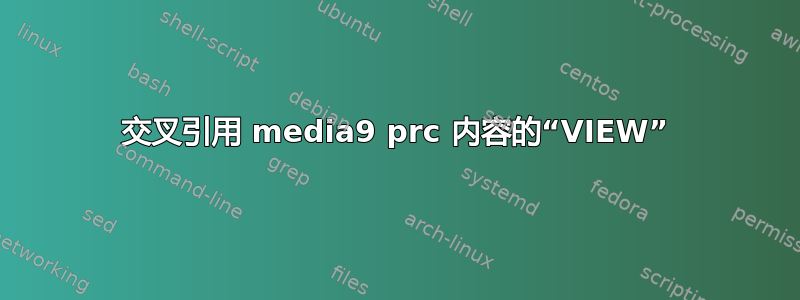 交叉引用 media9 prc 内容的“VIEW”