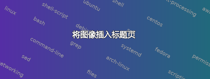 将图像插入标题页