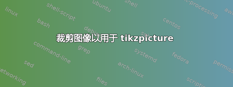 裁剪图像以用于 tikzpicture