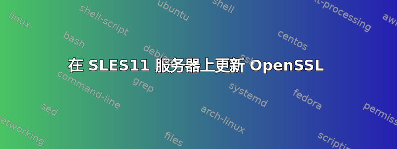 在 SLES11 服务器上更新 OpenSSL