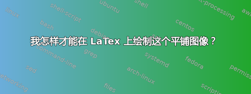 我怎样才能在 LaTex 上绘制这个平铺图像？