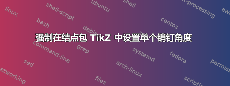 强制在结点包 TikZ 中设置单个销钉角度