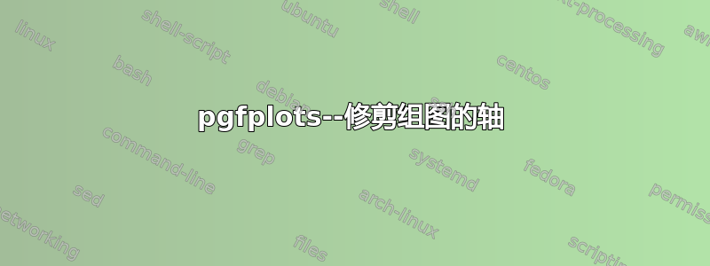 pgfplots--修剪组图的轴