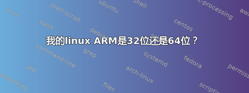 我的linux ARM是32位还是64位？