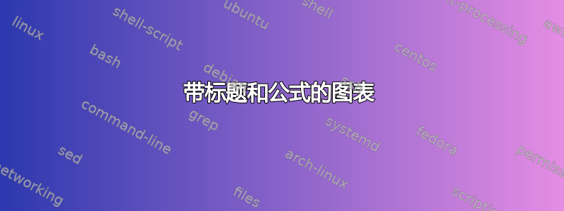 带标题和公式的图表