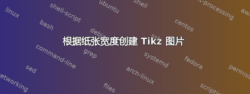 根据纸张宽度创建 Tikz 图片