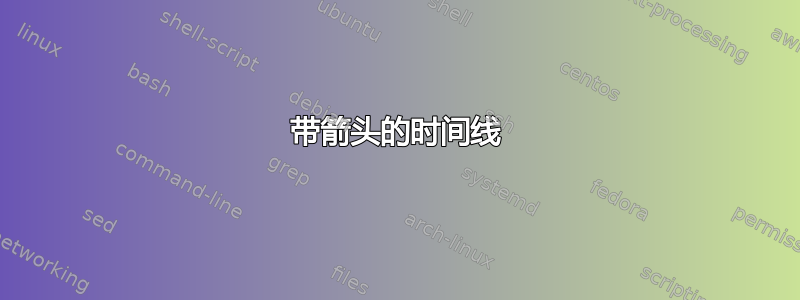 带箭头的时间线