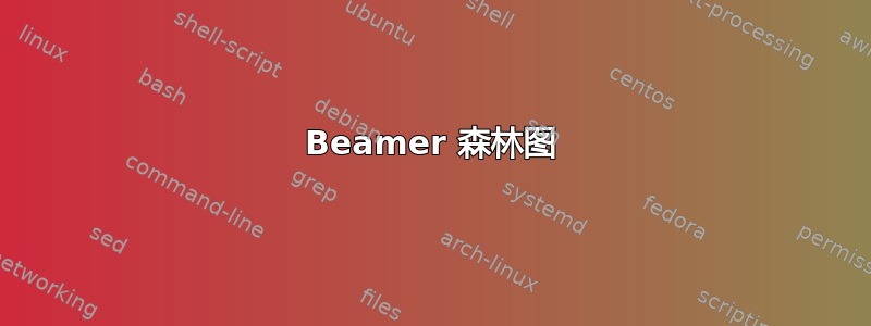 Beamer 森林图