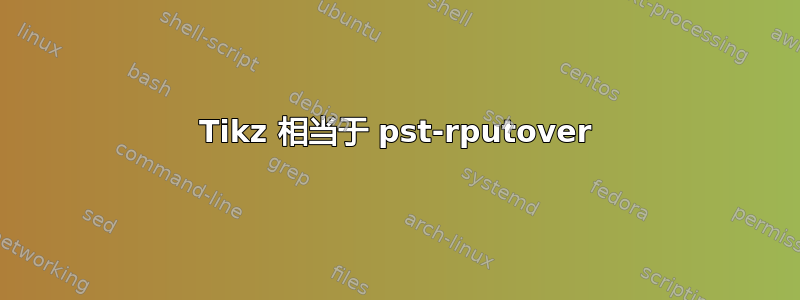 Tikz 相当于 pst-rputover