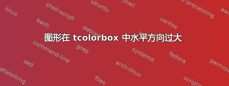 图形在 tcolorbox 中水平方向过大