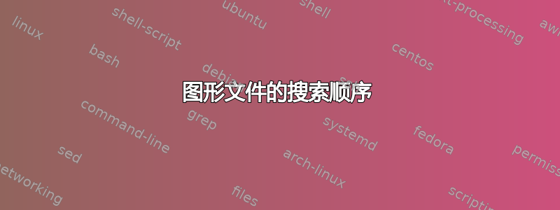 图形文件的搜索顺序