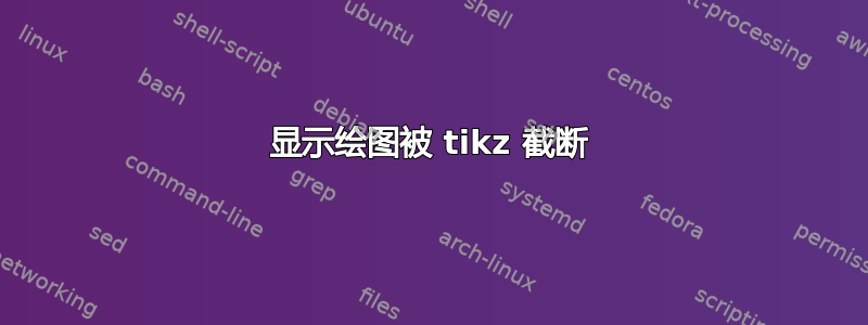 显示绘图被 tikz 截断