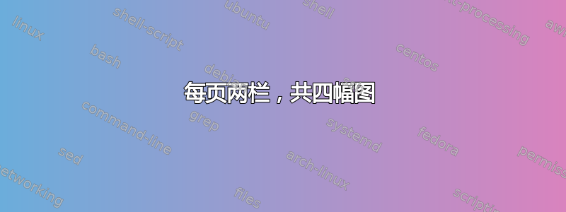 每页两栏，共四幅图