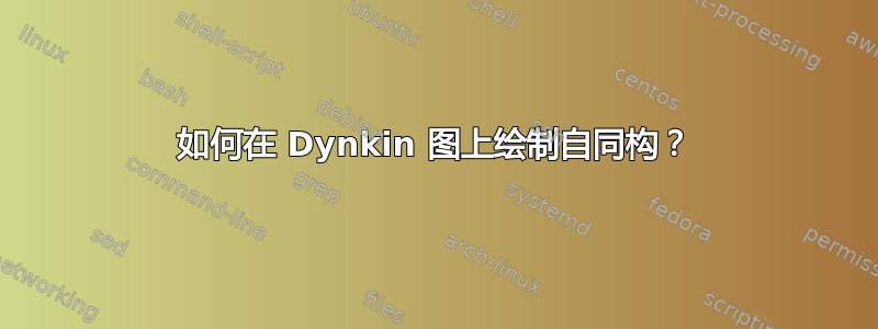 如何在 Dynkin 图上绘制自同构？