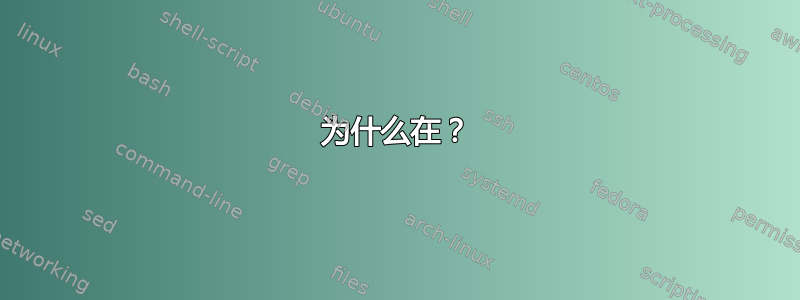 为什么在？