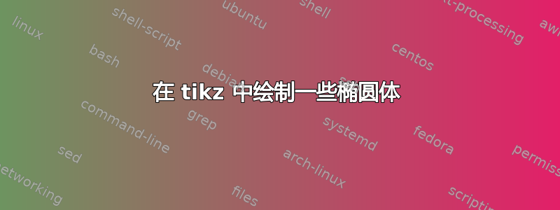 在 tikz 中绘制一些椭圆体