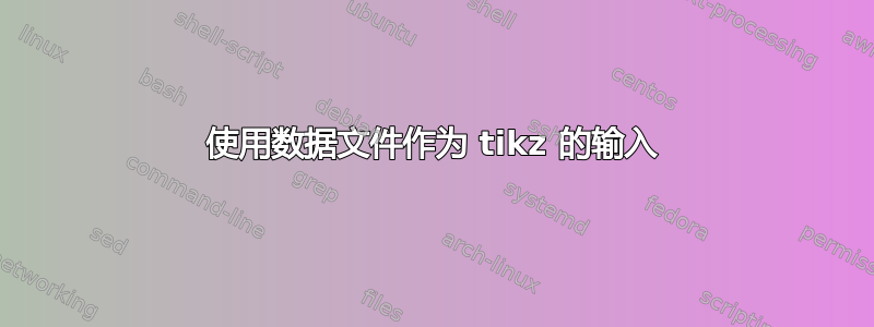 使用数据文件作为 tikz 的输入