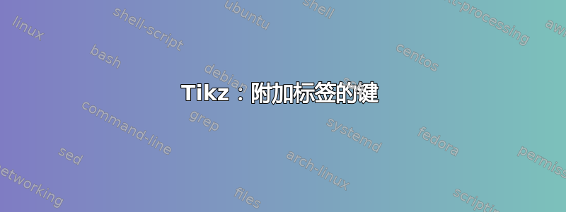 Tikz：附加标签的键