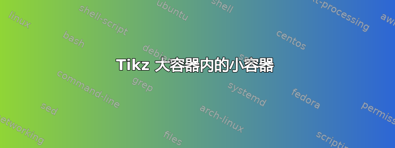 Tikz 大容器内的小容器