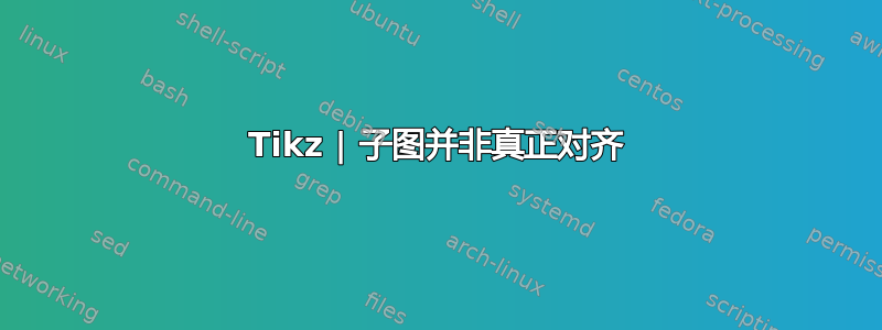 Tikz | 子图并非真正对齐