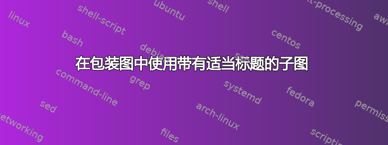 在包装图中使用带有适当标题的子图