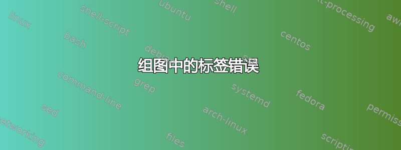 组图中的标签错误