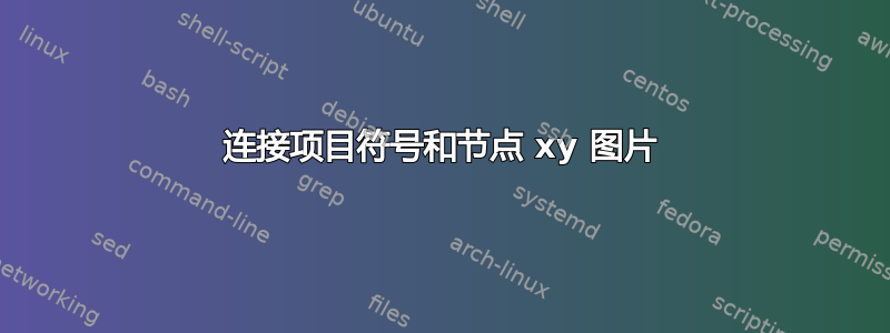 连接项目符号和节点 xy 图片