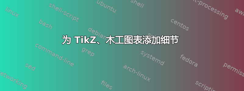 为 TikZ、木工图表添加细节