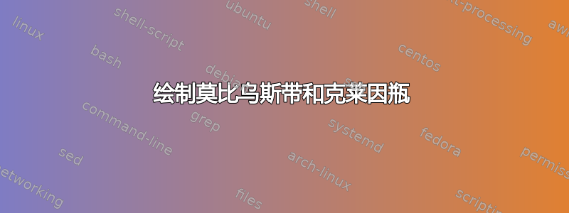 绘制莫比乌斯带和克莱因瓶